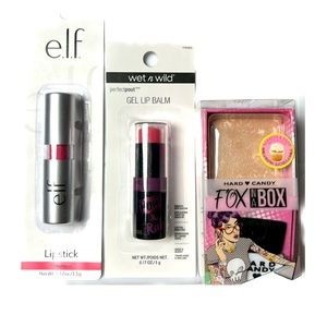 HardCandy, Wet & Wild, and elf makeup